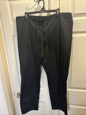 Scrubzone unisex black scrub pants